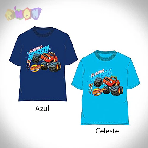 10045 T-Shirt Blaze And The Monster Machines Manga Corta