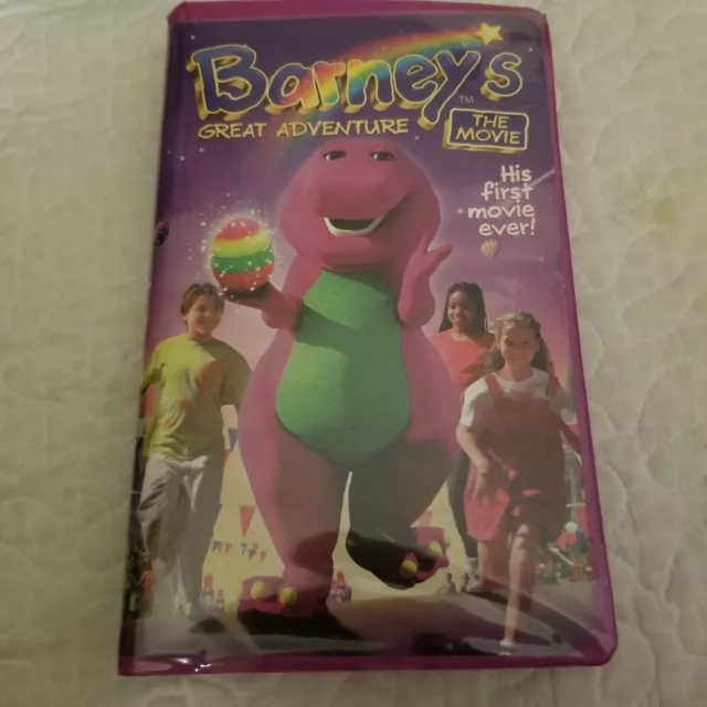 BARNEY - BARNEYS Great Adventure: The Movie (VHS, 1998) VG + insert £7. ...