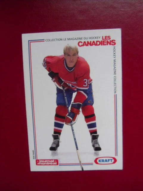 1989-90-Montreal Canadiens-Kraft-#39-Brian Skrudland Postcard.