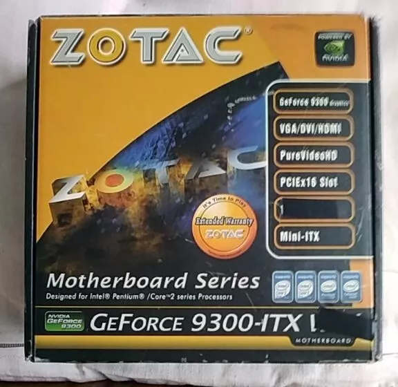Zotac GeForce 9300 Motherboard Intel Core 2 CPU DDR2 RAM Zotac GeForce 9300 Motherboard Intel Core 2 CPU DDR2 RAM
