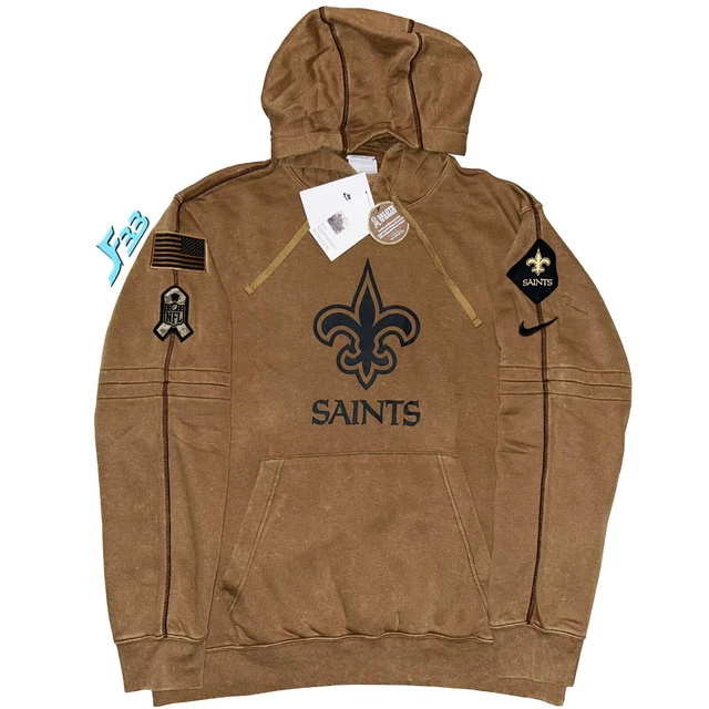 Nike New Orleans Saints Salute to Service Hoodie 2023 Men's Sideline Pullover