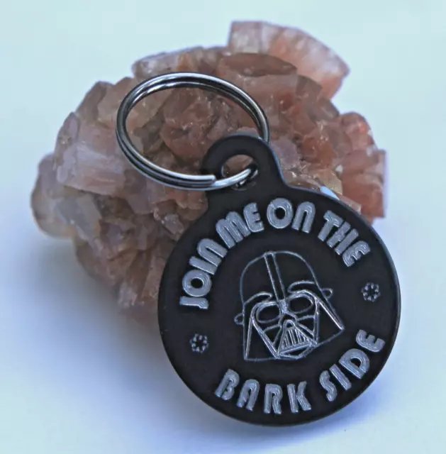Star Wars Darth Vader Inspired Bark Side Dog Id Tag - Personalised On The Back 2