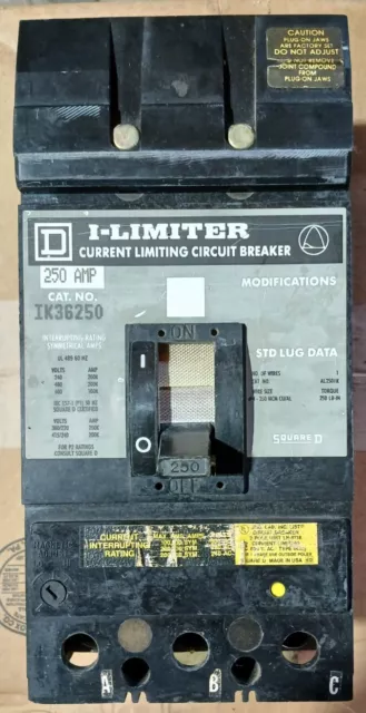 Qo 3 Pole 250amp I LINE/ LIMITER Breaker