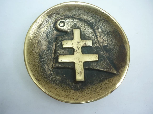 Support De Lanterne De Vélo Ancien - Croix De Lorraine - Vintage - France