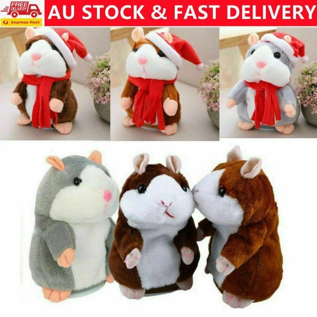 Cheeky Hamster Repeats What You Say Electronic Pet Talking Plush Toy Cute Gift