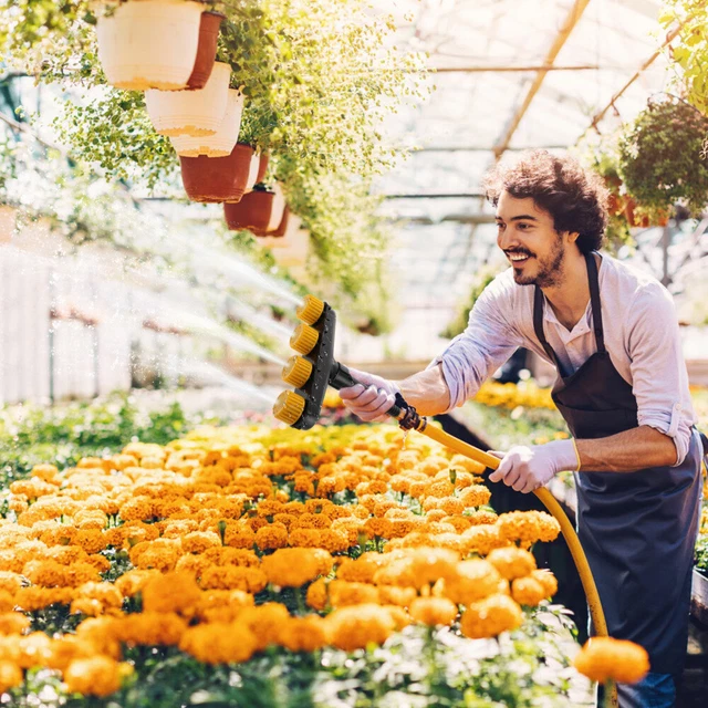 Adattatore IBC Da 50 Mm Per Tubo Da Giardino – Raccordo Filettato Grosso, In Plastica Robusta, Per Valvole A Sfera E A Farfalla