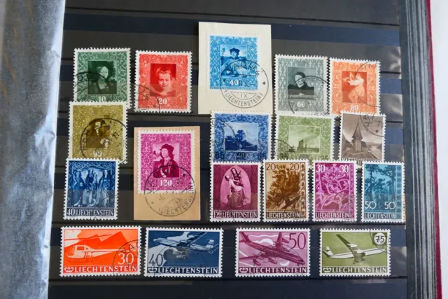 LIECHTENSTEIN 1949 - 1960 BONNE COLLECTION ° c +120 €  /dt9586