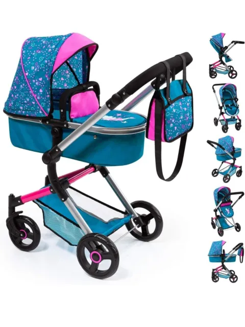 Bayer Design - Stroller Trendy, Pram for Dolls With Bag  /840