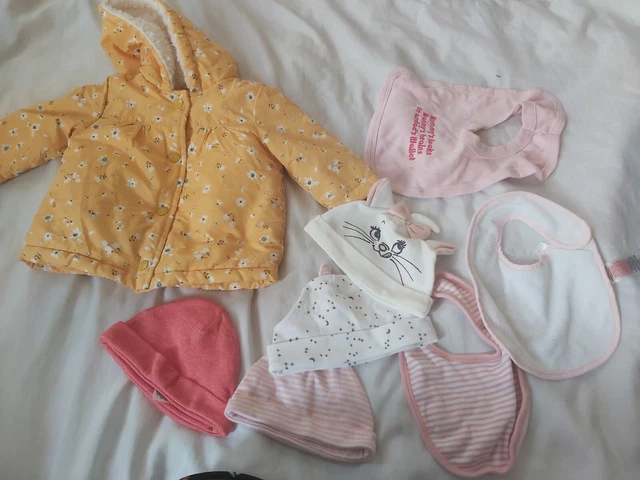 Enorme pacchetto vestiti bambina 0-3 mesi 50 articoli inc SUCCESSIVO, isola fluviale #1 11