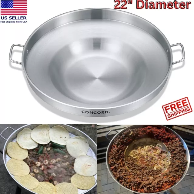 Discada BBQ Mexican Wok Comal Frying Bowl For Firecamp Camping