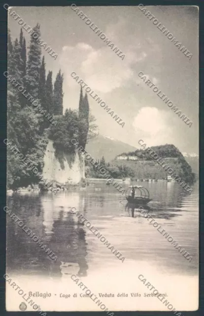 Como Bellagio Postcard Boat LQ1834