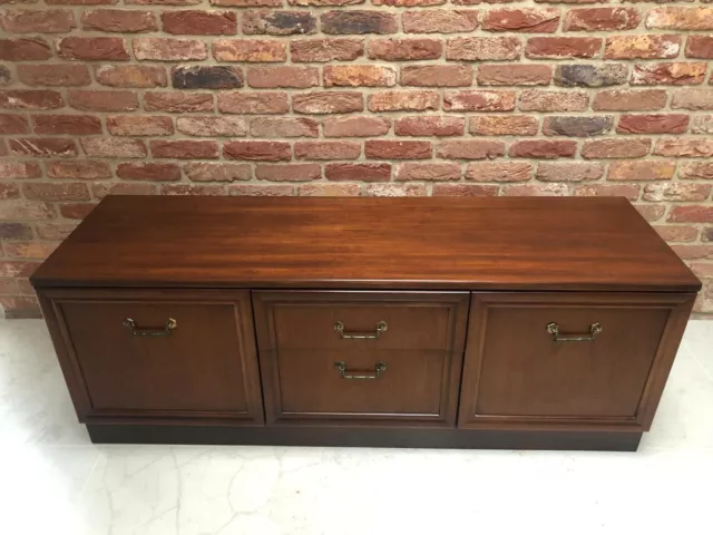 Vintage Large G-Plan Solid Teak Wood Vintage Sideboard with 2 doors & 2 drawers 2