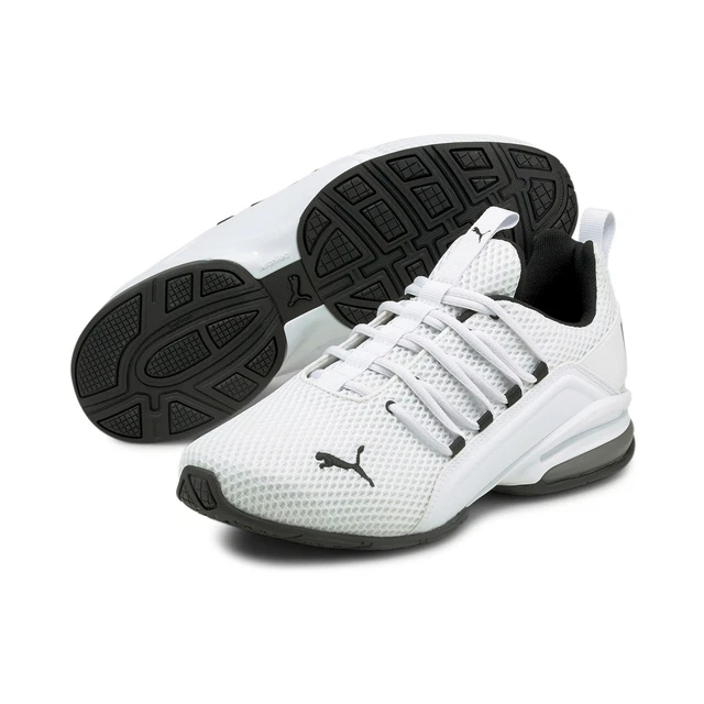 Puma Axelion LS Herren Schuhe Sneaker Turnschuhe 194384 (Weiß 07)