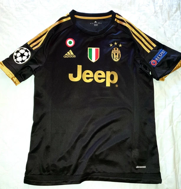 JUVENTUS MAGLIA GARA Third 2015 2016 Uomo Taglia L Personalizzata