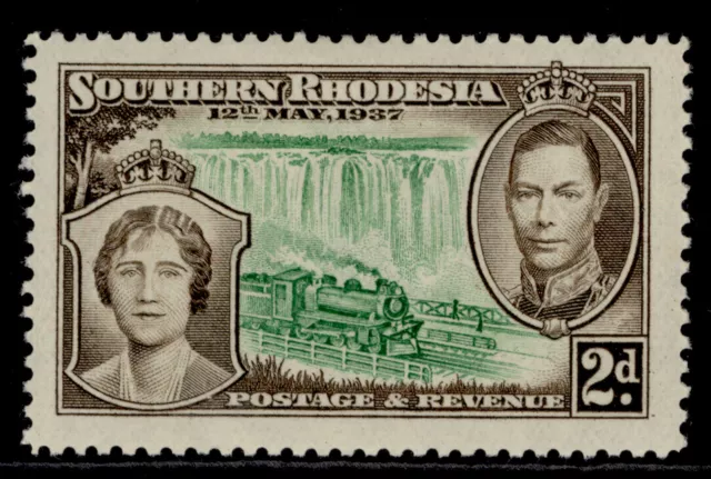 SOUTHERN RHODESIA GV SG32, 2d emerald & sepia, M MINT.