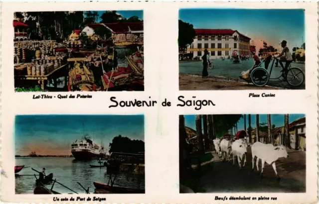 CPA AK VIETNAM INDOCHINA-Souvenir de Saigon (336159)