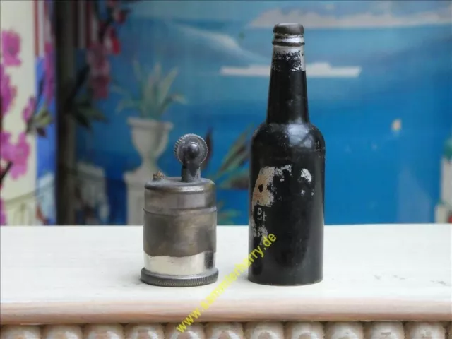 sehr seltenes antikes Flaschenfeuerzeug, für Puppenküche/Kaufmannsladen, 4#184