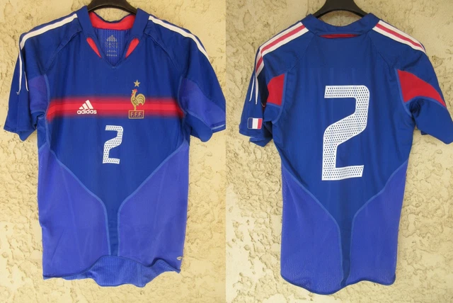 MAILLOT EQUIPE DE FRANCE porte le n°16 Adidas vintage Rétro - XL EUR 34,90 - FR