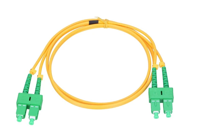Extralink SC/APC-SC/APC Patchkabel Einzelmodus, Duplex, G652D, 3 mm, 15 m