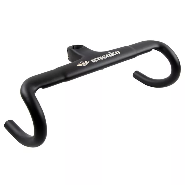 Carbon Fiber Road Bike Drop Bar Integrated Bar Stem Handlebars 28.6/31.8mm Matte