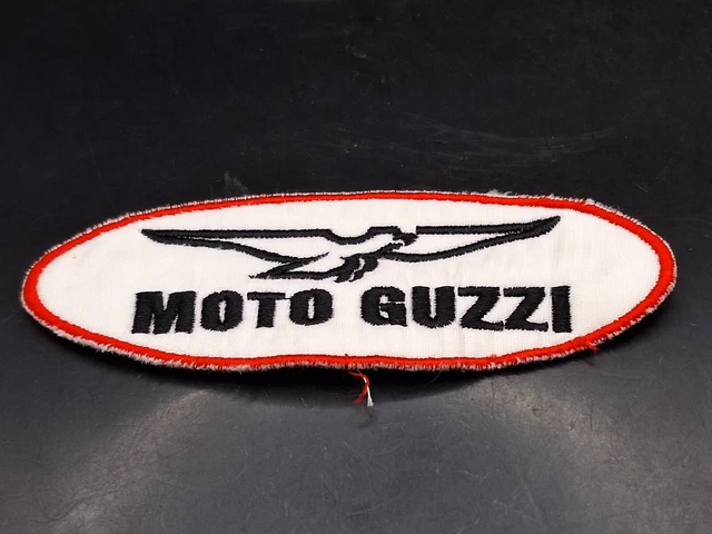Moto Guzzi Patch Distintivo Maniche Tessuto Toppa Moto Corse