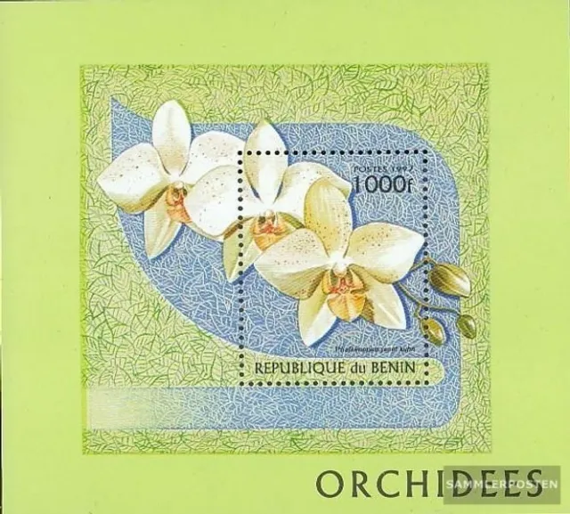 Benin Block29 (kompl.Ausg.) postfrisch 1997 Orchideen