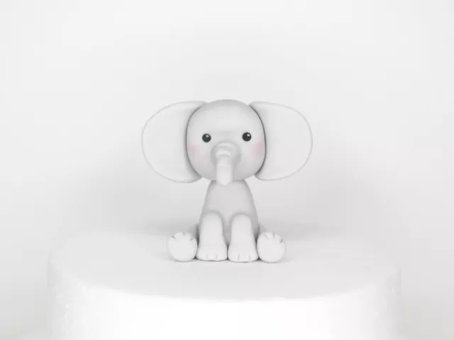 ELEPHANT CAKE TOPPER - Gender Reveal - Baby Shower - Christening