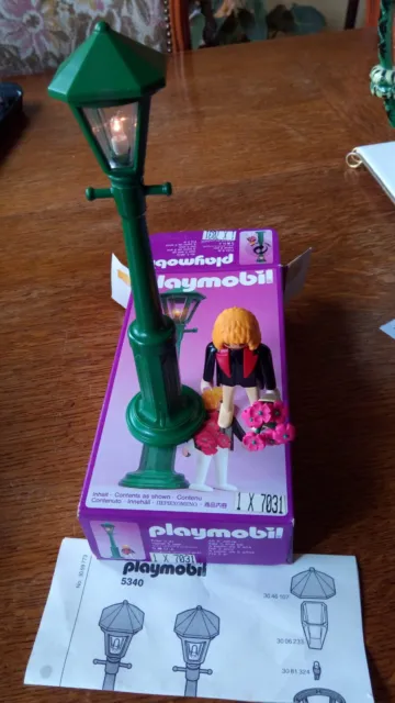 Kit reverbère Lanterne Playmobil complète kit 5340 vintage 1990