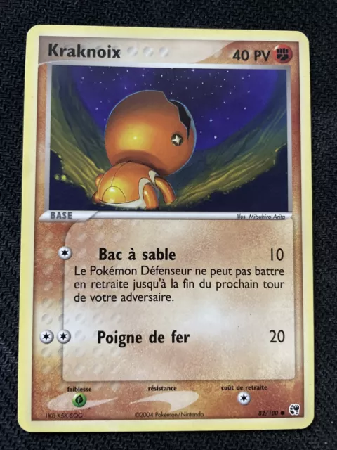 Kraknoix Commune - Pokemon 82/100 Ex Tempete De Sable Proche Du Neuf Fr