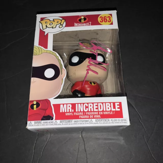 Craig T Nelson Signed Mr Incredible Disney Incredibles Funko Pop Beckett BAS A