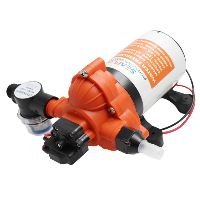 Pompe à Eau Auto-Amorçante, DC 12V 0.9Mpa 6L/Min Pompe à Haute Pression