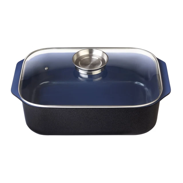 GSW Bräter Gourmet Ceramica kobaltblau 40 x 26 x 11 cm  INDUKTION