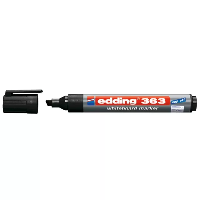 edding 363 Whiteboard-Marker schwarz 1,0 - 5,0 mm, 10 St.