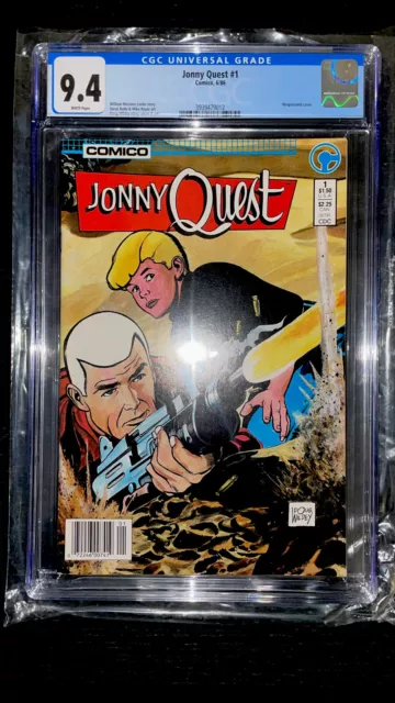 Jonny Quest 1 CGC 9.4 Newsstand edition 1986