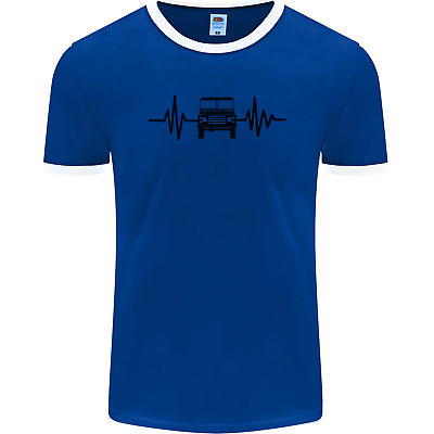 4X4 Heart Beat Pulse OFF ROAD viabilità Da Uomo Suoneria T-Shirt FOTL 2
