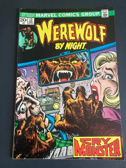 Werewolf By Night # 12 - VF Condition, Original Owner