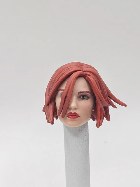 Marvel Legends GI Joe Classified  Black Widow Head Target  SHORT Hair SCARLETT