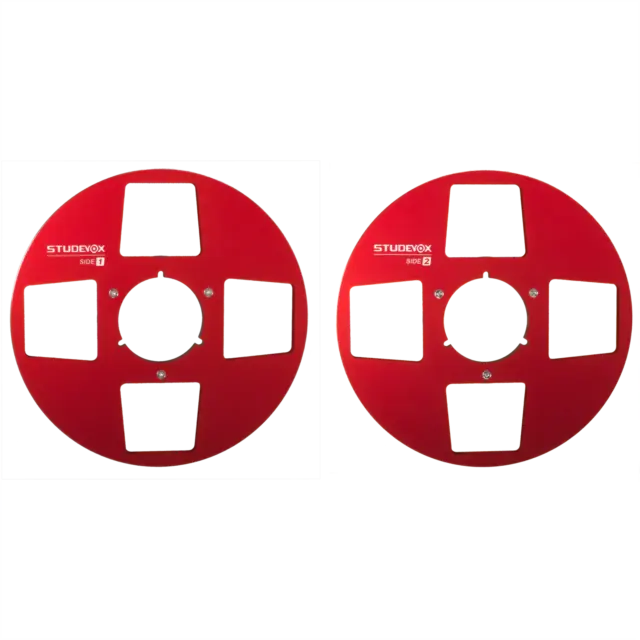 One Pair High quality red Tape Reel For TEAC X1000 10.5'' 1/4'' Tape Recorder