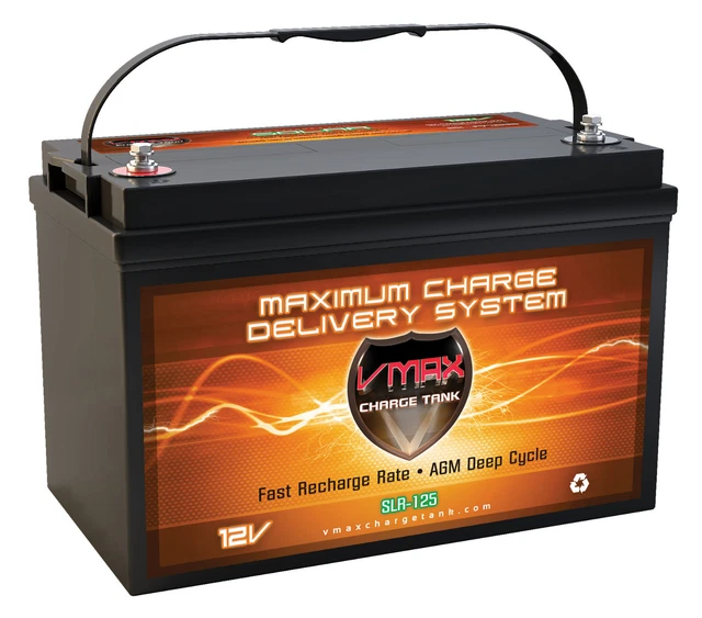 SLR125 SLA 12v rechargeable VRLA AGM battery for solar panel,wind,smart charger