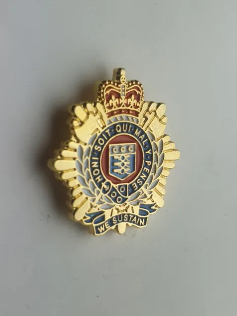 The Royal Logistic Corps Lapel Pin Badge Army Regiment Military Memorabilia 🇬🇧