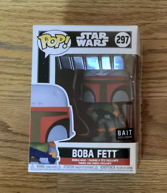 NEW Funko Pop! Disney Star Wars Vintage Boba Fett Bait Exclusive #297 Vinyl