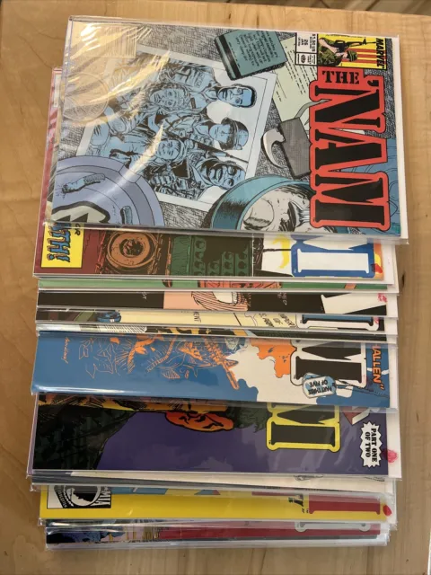 The ‘Nam Lot of 18 Comic Books By Marvel