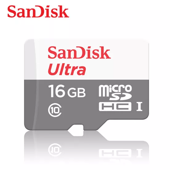 SanDisk Ultra Nouveau 16Go micro SDHC Flash Carte Mémoire 80MB/s Classe 10