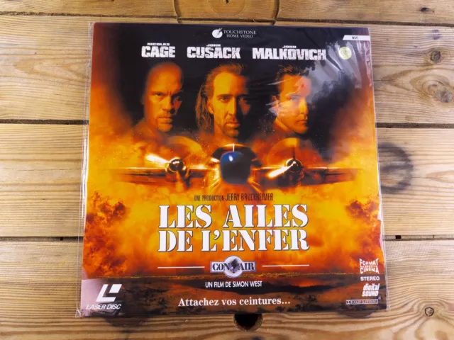 Les Ailes De L'enfer Laserdisc Ld Pal Simon West Nicolas Cage John Malkovich