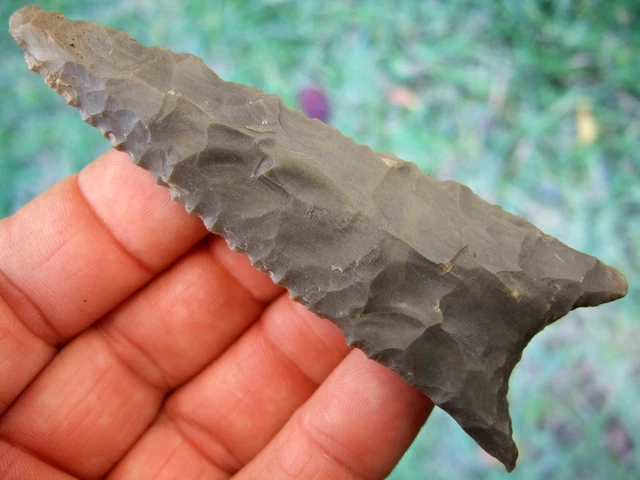 Super Fine 3 7/8 inch Alabama Dalton Point with COA Arrowheads Artifacts
