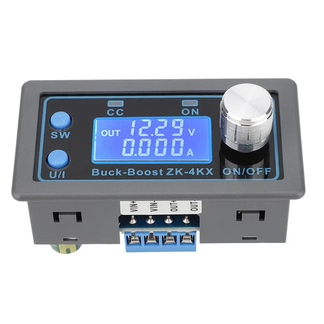 5.0-30V ADJUSTABLE DC Buck-Boost Converter Adapter Connector Durable ...