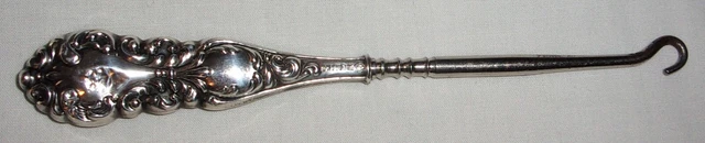 Vintage/Antique Silver Victorian Shoe Button Hook Sterling Hallmarked   'B or H'