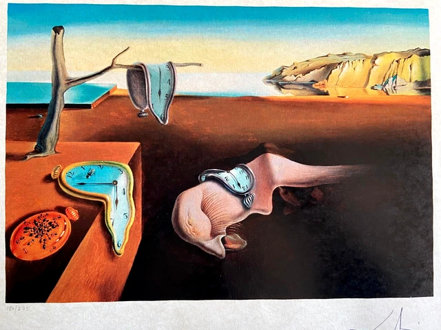 Salvador Dali Lithographie 1986 (Picasso Magritte Miró Max Ernst André Masson)