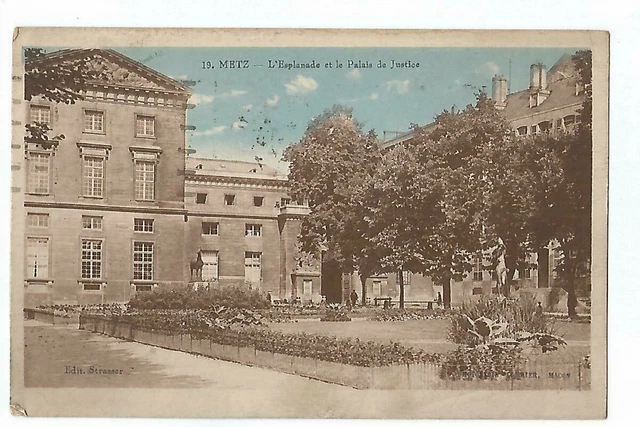 57  Metz  Esplanade Et Palais De Justice