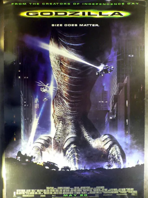 Godzilla - Size Does Matter - Roland Emmerich - Filmposter 68x100cm gerollt